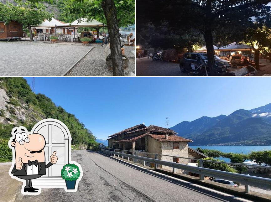 Goditi la vista dagli esterni di Ristorante del Camping La Fornace