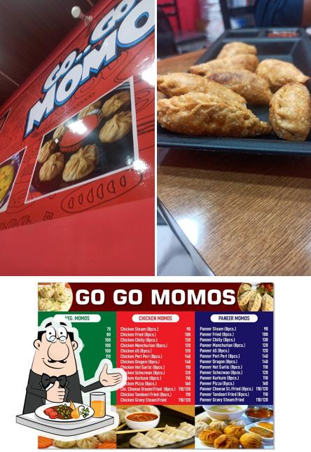 Food at GoGo Momos
