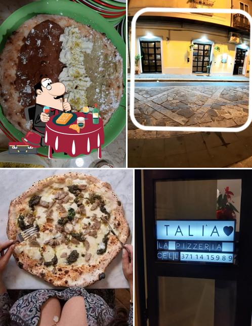 LA PIZZERIA T A L I A serve un'ampia selezione di dolci