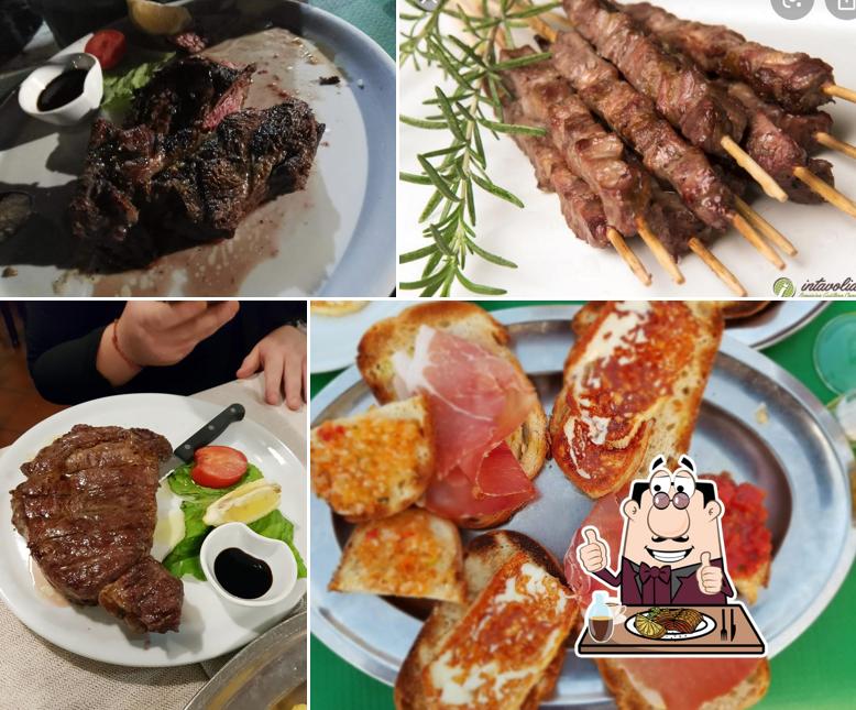 C'è un'ampia selezione di piatti per gli amanti della carne