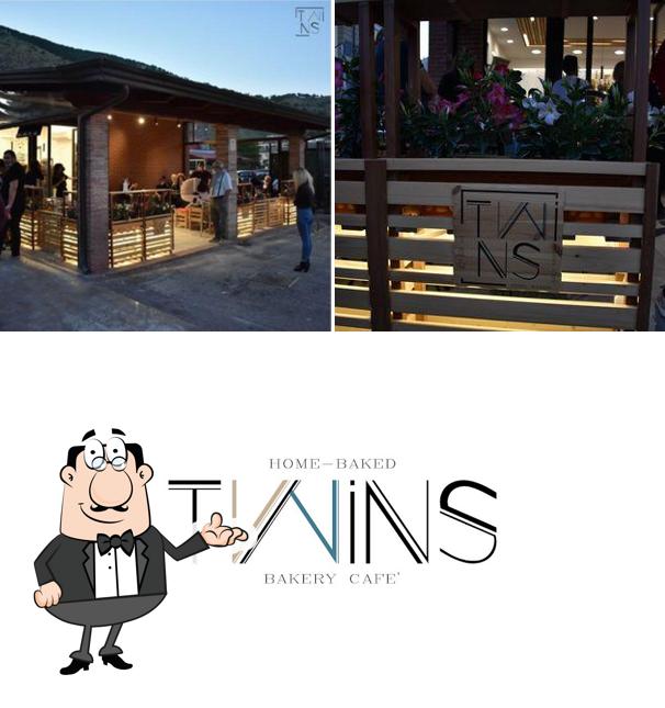 Gli interni di TWINS Bakery cafè