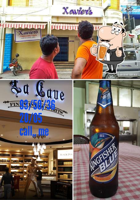 Order a pint of light or dark beer