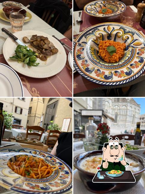 Platti al Antico Ristorante Il Sasso di Dante - Firenze