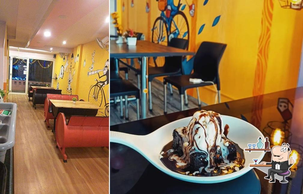 The interior of The Granios Cafe