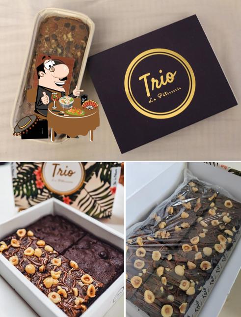 Brownies at Trio La Patisserie