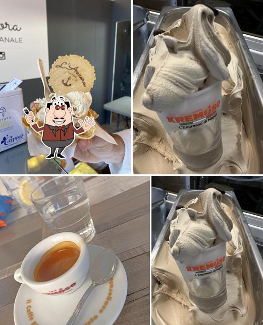 Cibo al Bar Gelateria l'ancora