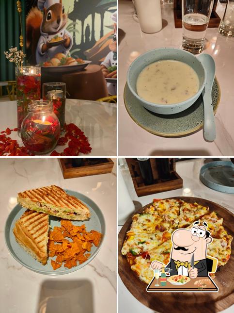 Food at AURA CAFE