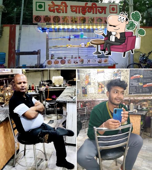 The interior of Desi Chinese