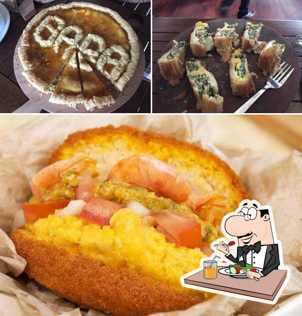 Food at Baba's Wood Cafe