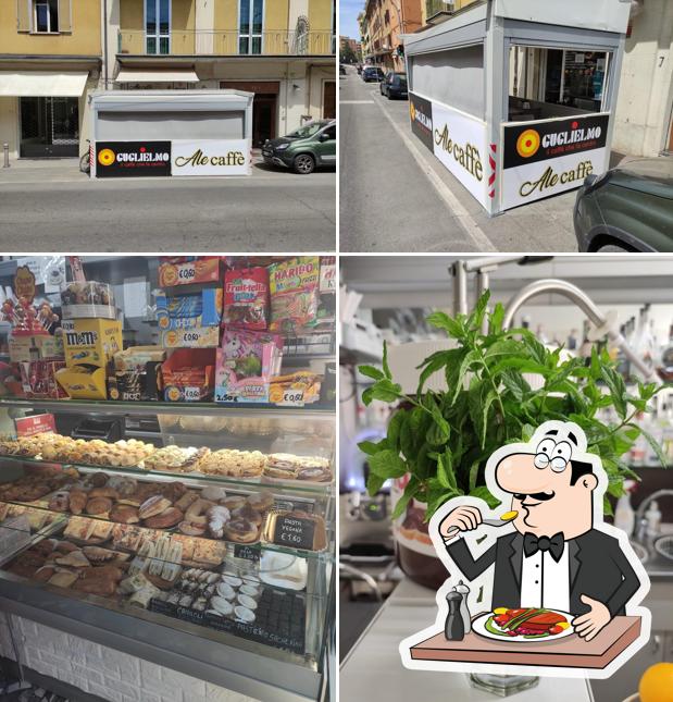 La cibo e esterno del ristorante