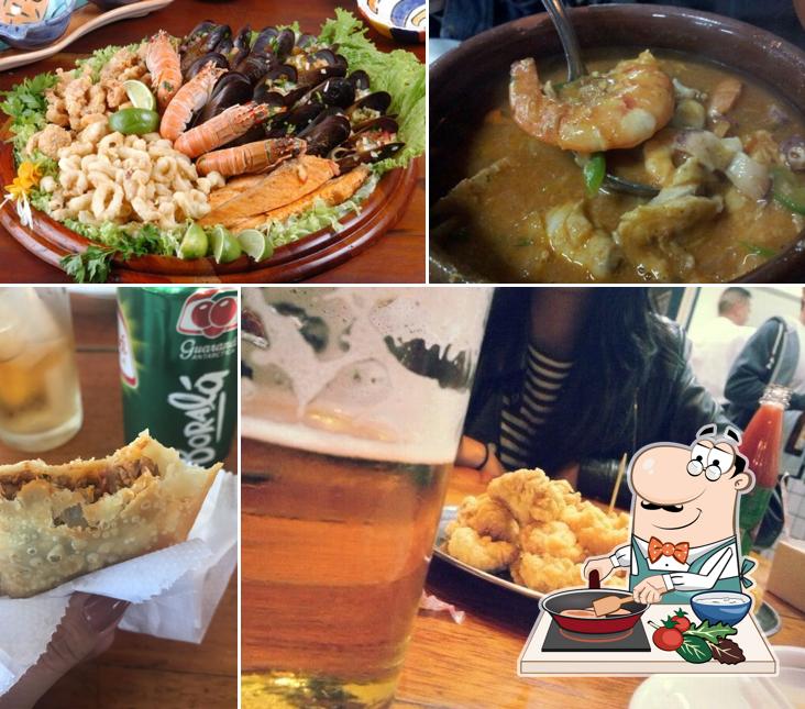 Curry de frango em Garoupa
