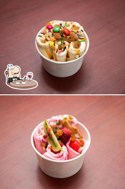 Food at 7/12 Fried IceCream Parlour