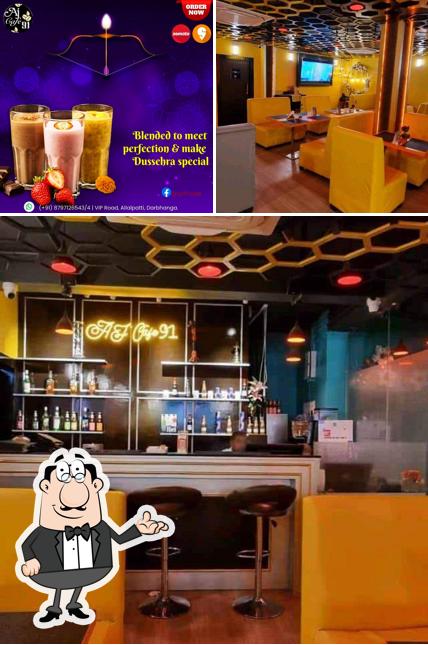 The interior of AJ Cafe 91