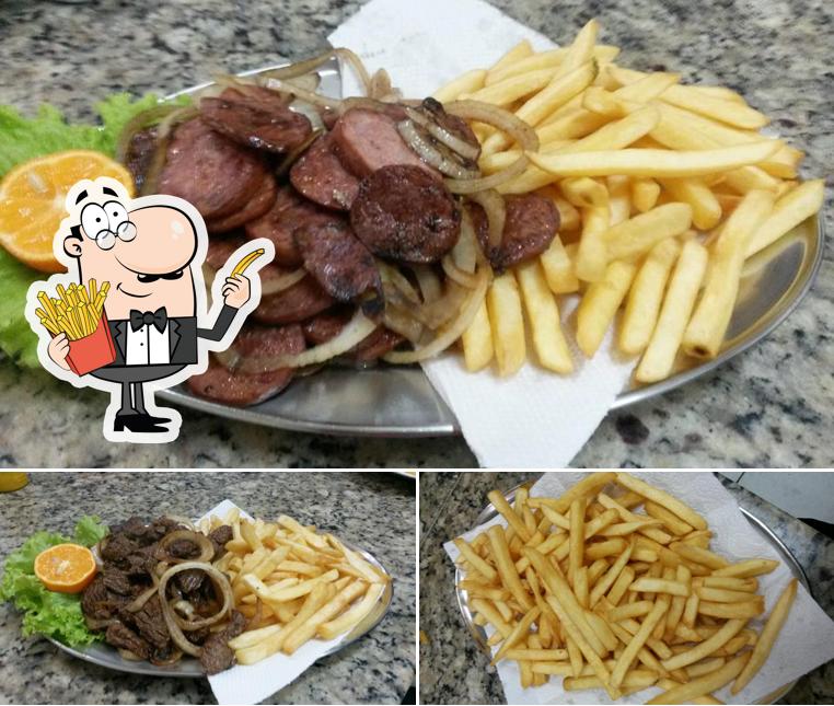 Experimente fritas no Frangão Na Brasa