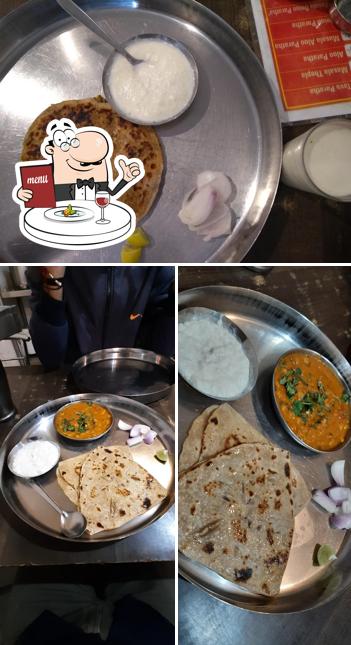 Food at Jay matarani Paratha Factory