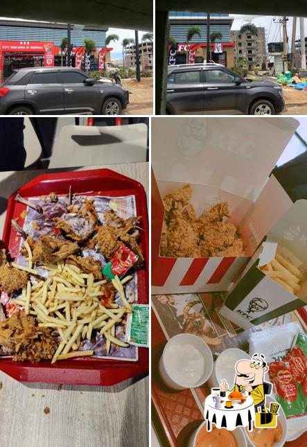 The photo of food and exterior at KFC Tadepalli