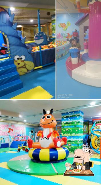 Sim and Sams Party and Playtown - Miyapur is distinguished by food and play area