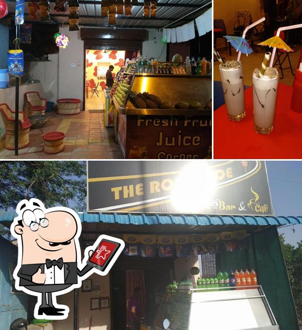 The restaurant's exterior and beverage