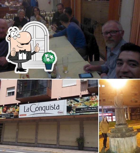 O exterior do Restaurante La Conquista