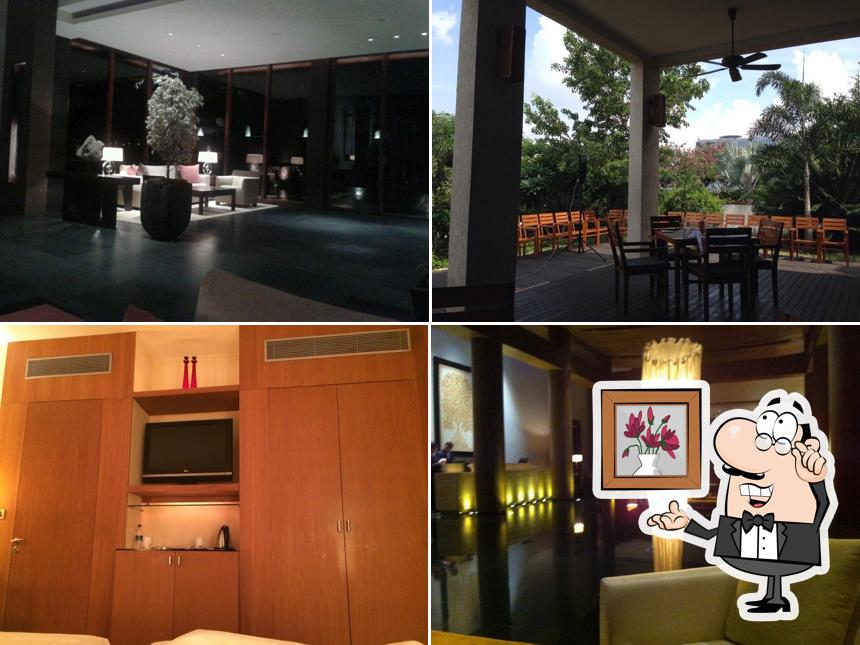 The interior of TGs -The Oriental Grill, Hyatt Hyderabad Gachibowli