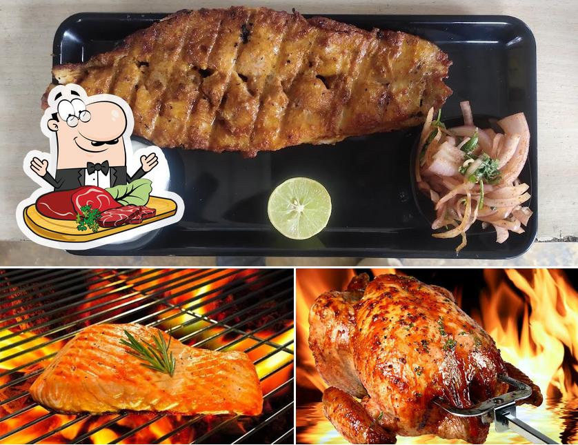 Meat meals are offered by Rihana Hotel