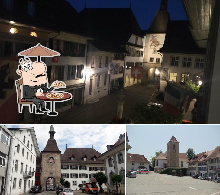 Gli esterni di Hotel Krone