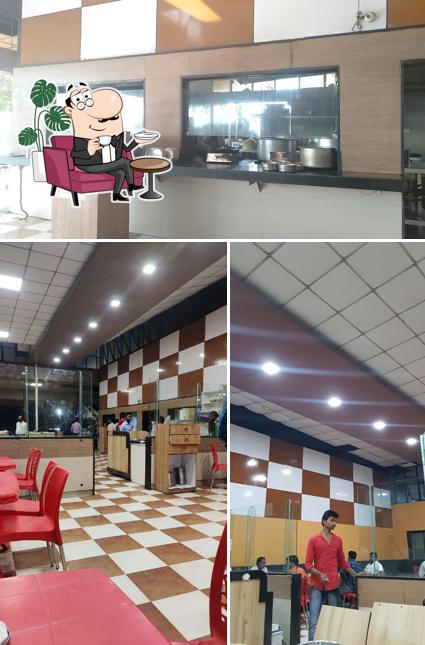 The interior of Hotel Trimurti Aurangabad Jalgaon bypass