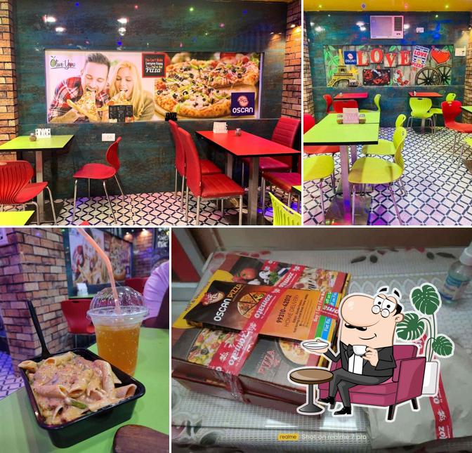 Check out how Oscan Pizza - Best Pizza Restaurant in Boring Road, Patna looks inside