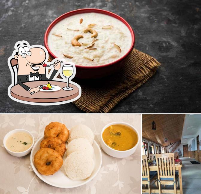Check out the photo displaying food and interior at Pam's Kitchen