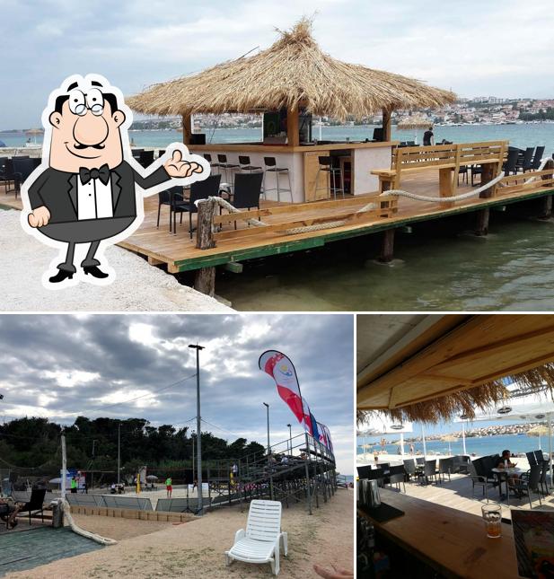 Gli interni di Beach Bar Bridge