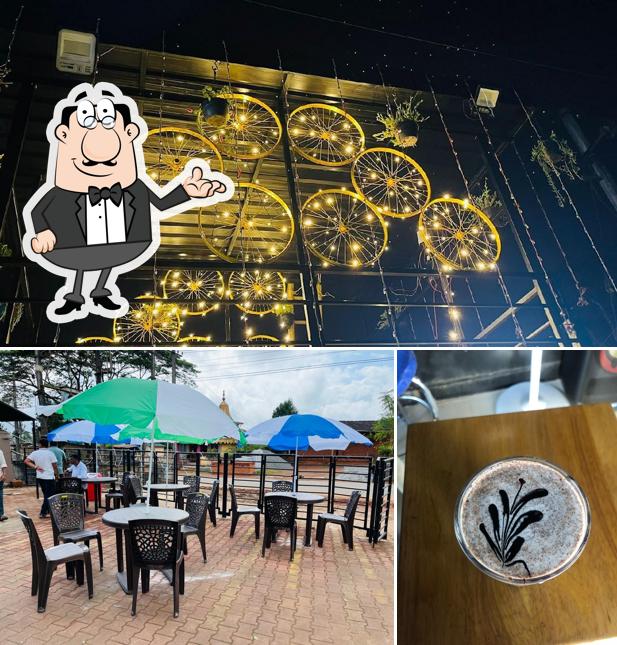 The interior of Food club restaurant