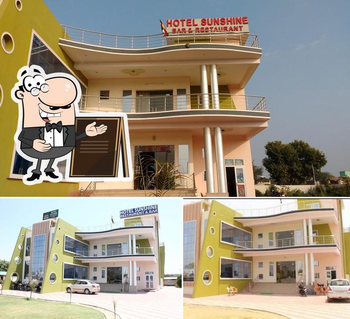 The exterior of Hotel Sunshine Pilani