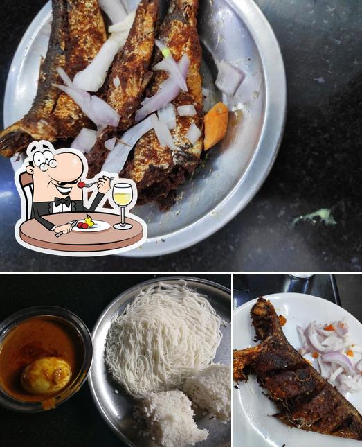 Food at Karthika Hotel