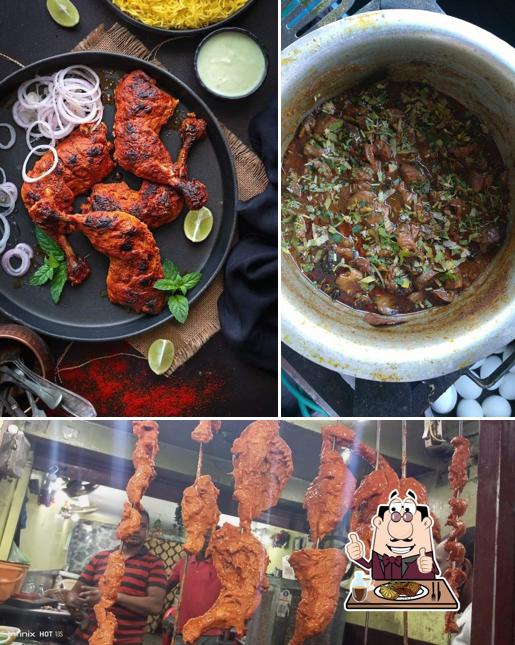 Order meat dishes at Rahman Biryani and Fast Food