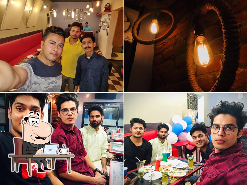 The interior of The Golden Diner