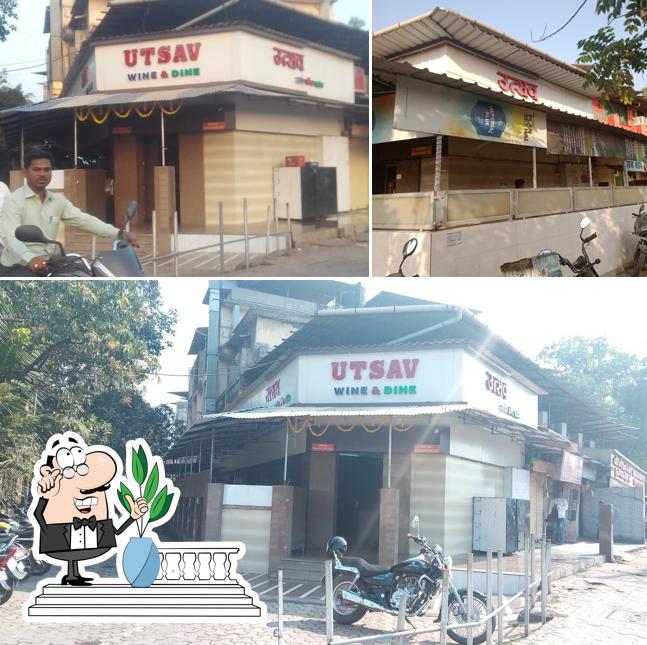 The exterior of Utsav Wine and Dine