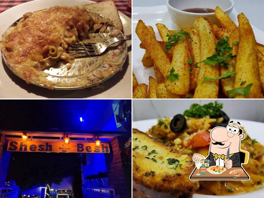 Food at Shesh Besh Cafe