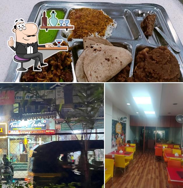 The interior of Taste of India