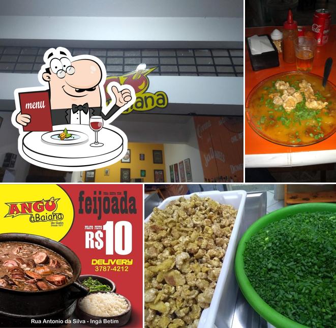 Comida em Angu A Baiana do Galin