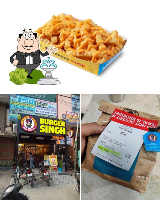 The exterior of Burger Singh