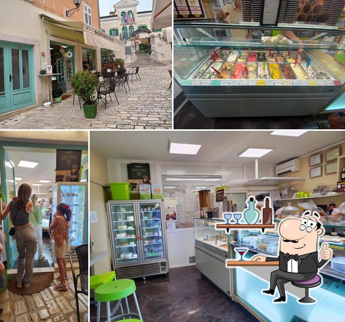 Gli interni di Gelateria Italia