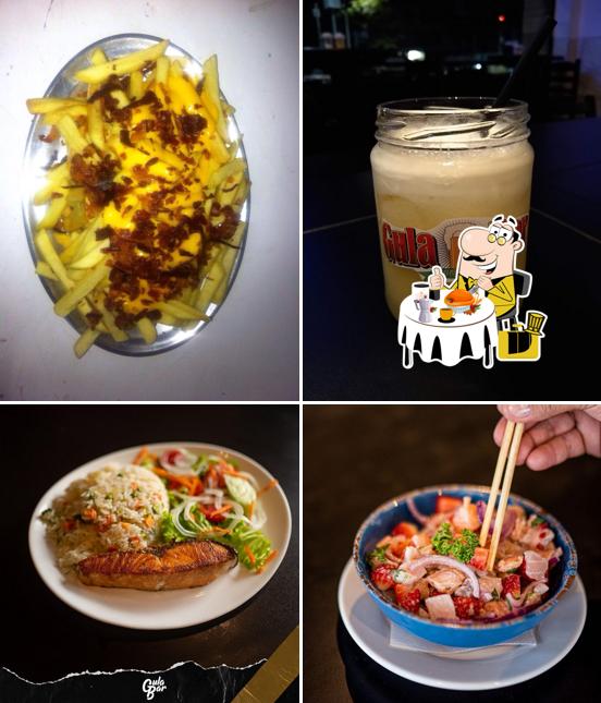 Platos en Gula Bar