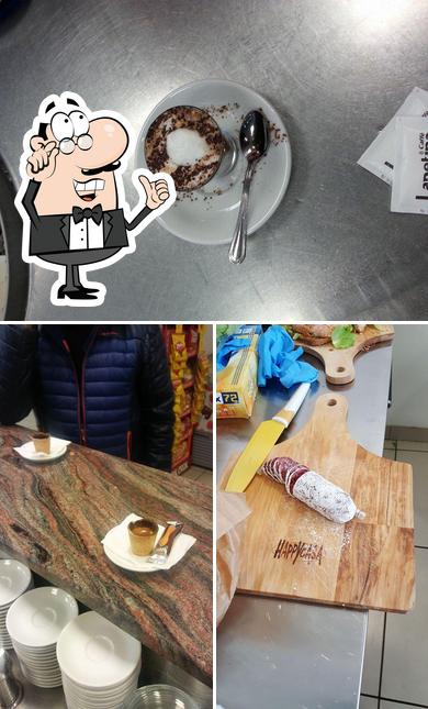 La interni e dolce del ristorante