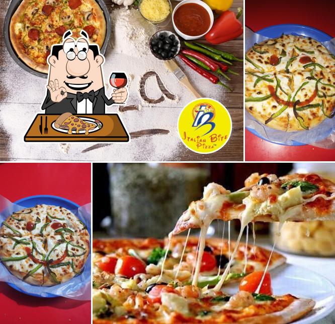 Order different kinds of pizza