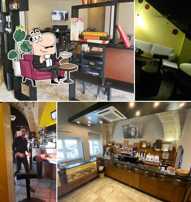 Gli interni di Sirius Black Art Café
