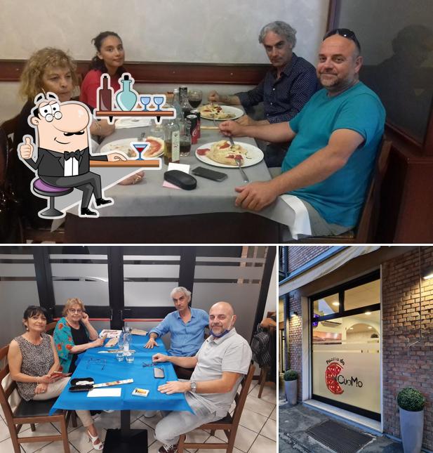 Gli interni di Da Cuomo