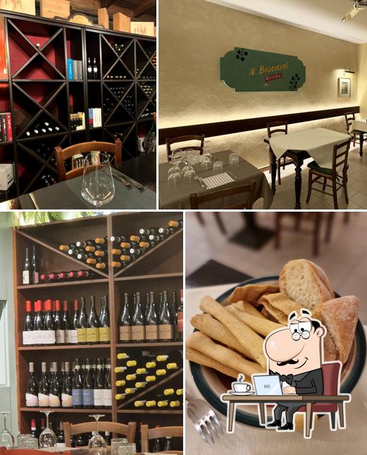 Gli interni di Osteria Al Boscarel