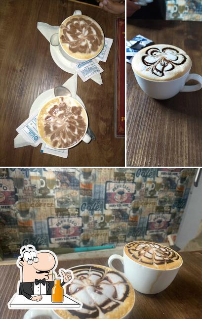 Enjoy a beverage at YU CAFE & HOOKAH LOUNGE