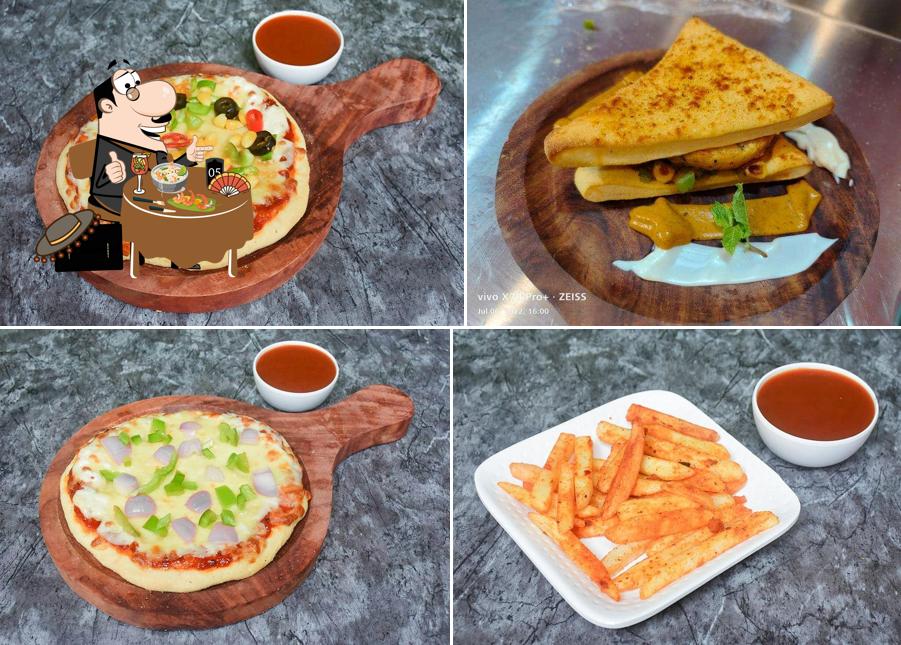 Food at Rootmit Pizza