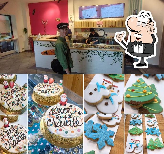 Gli interni di Gelateria Naturalia
